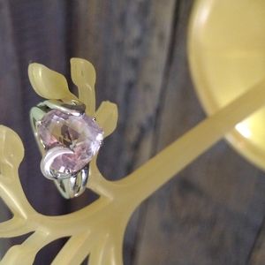 Sterling Silver Heart Ring EUC